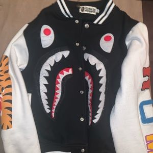A Bathing ape button up jacket
